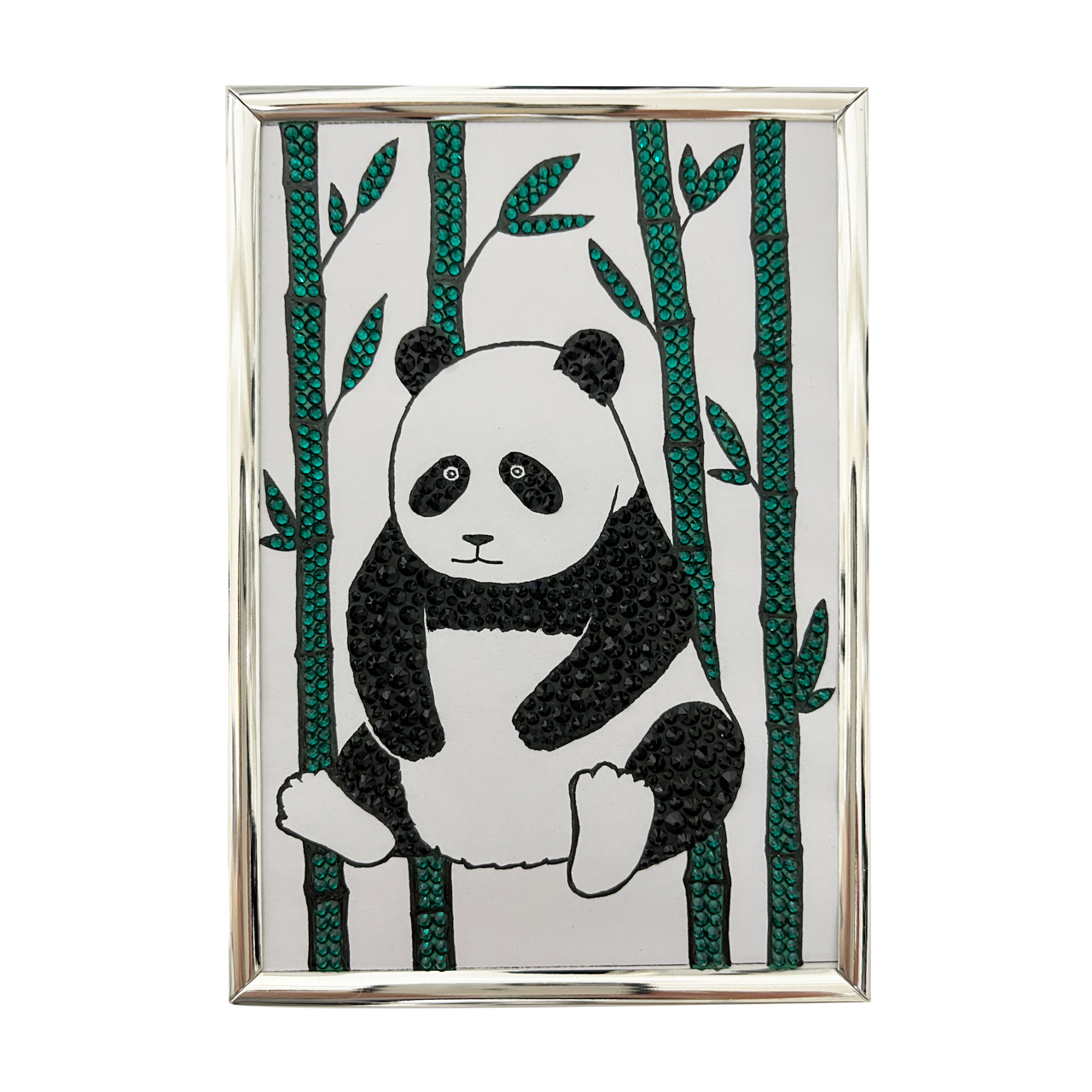 Panda in Bamboo (Green)